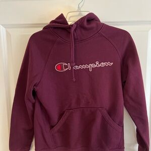 Champion Maroon Athletic Hoodie